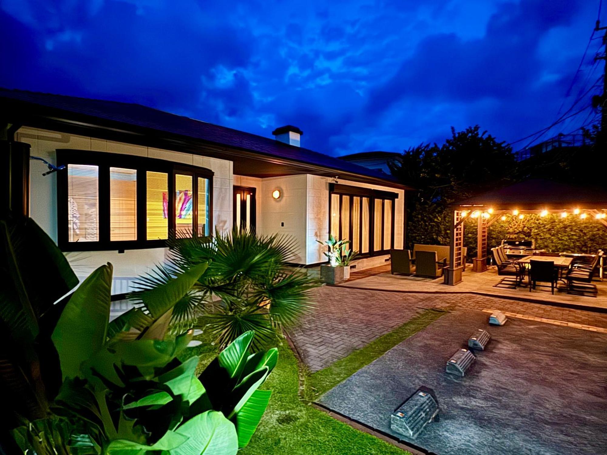 弓ヶ浜海水浴場徒歩1分! 一棟貸別荘! Yumigahama Beach House & Bbq! Minamiizu Luaran gambar